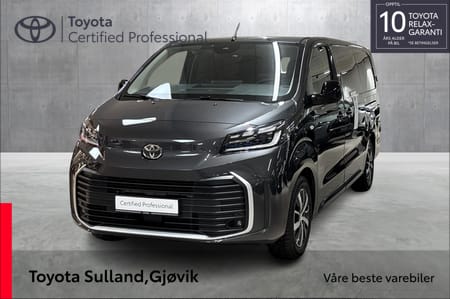 Toyota Proace Electric Long 75 Comfort pluss / L2 / 75kwt / Krok / Delte bakdører