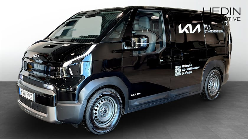 Bild 1 av Kia PV5 Cargo Plus Long Range | V-hjul | 15 000:- Laddkort