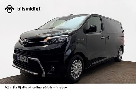 Toyota Proace Electric 75 kWh L2 Komfort+ Drag 2xSidodörr Navi Kamera 3-sits 136hk