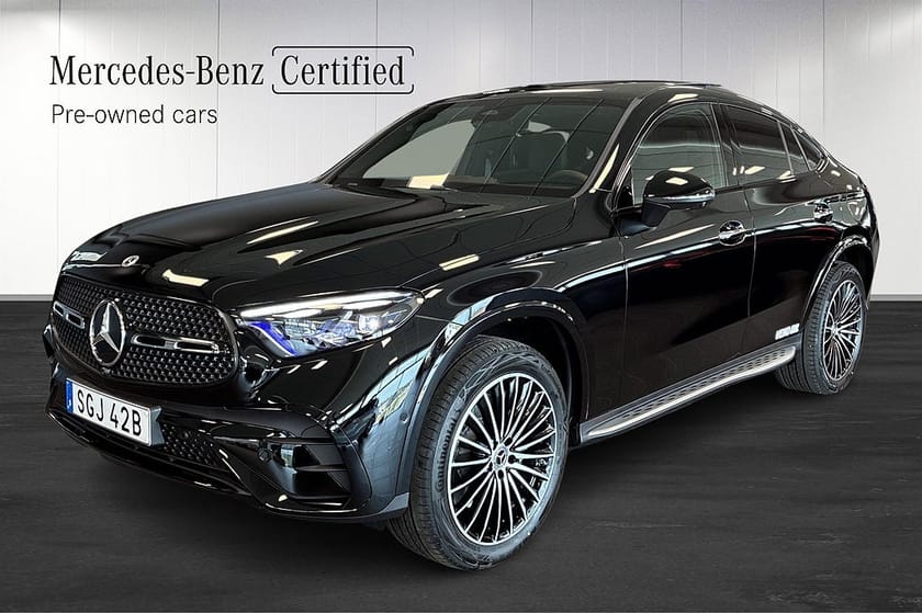 Bild 1 av Mercedes-Benz GLC 300 e Coupé 4MATIC AMG Burmester Drag Pano Night