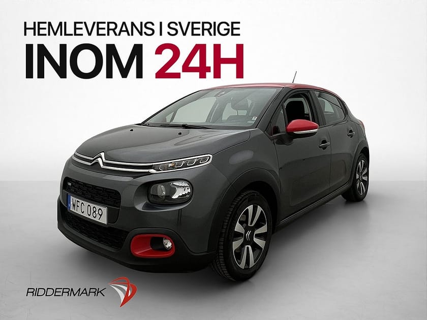 Bild 1 av Citroën C3 1.2 PureTech 82hk Dragkrok CarPlay P-Sensorer