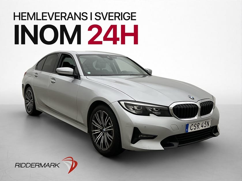 Bild 1 av BMW 330e Sedan 292hk Sport-line Dragkrok Läder Navi Carplay