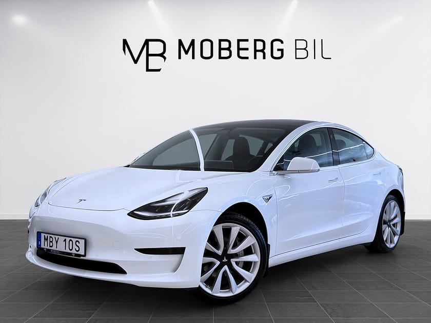Bild 1 av Tesla Model 3 Standard Range Plus 283hk Pano Läder B-Kamera