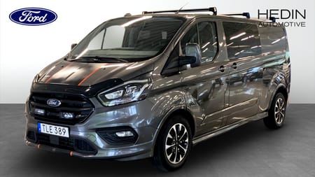 Ford Transit Custom 290 Dubbelhytt 320 L2 2.0  EcoBlue- Specialbyggd 5-sits