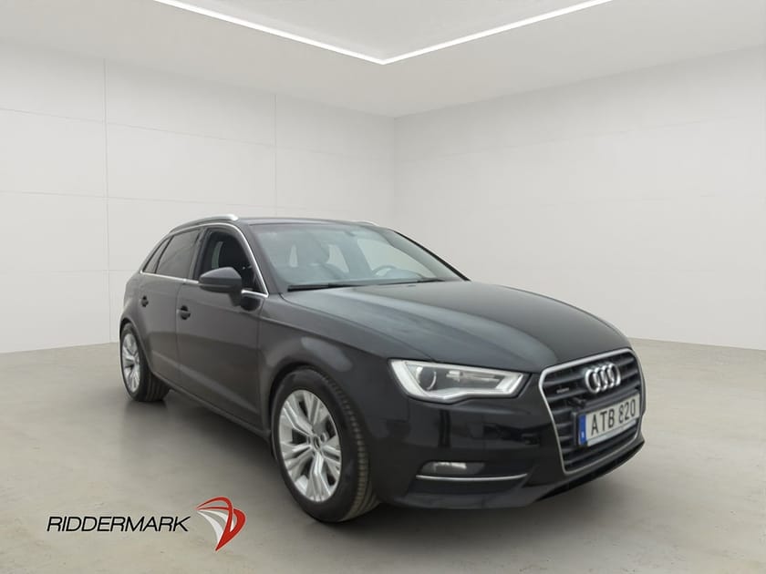Bild 1 av Audi A3 Sportback 2.0 TDI S Tronic 184hk Quattro Alcantara B&O Drag