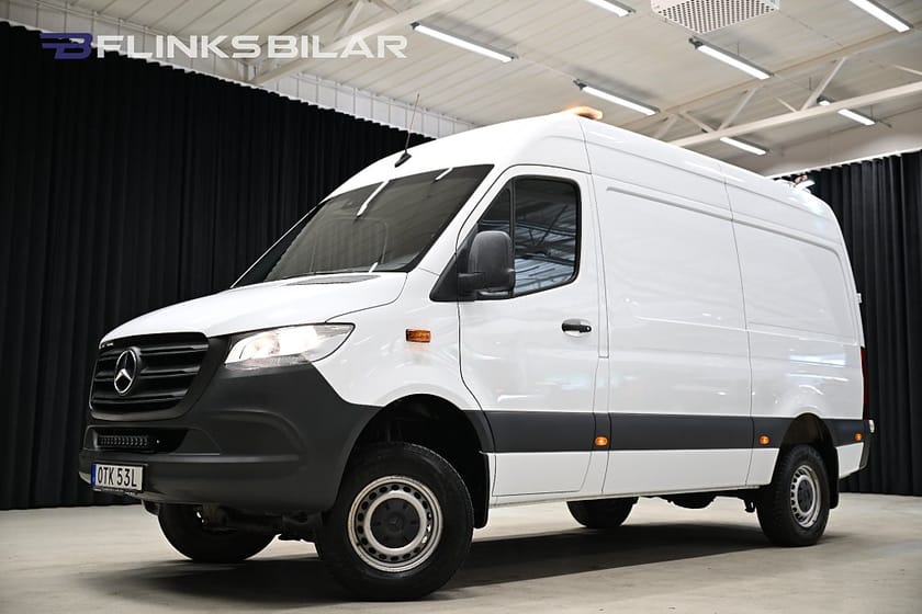 Bild 2 av Mercedes-Benz Sprinter 316 CDI 4x4 Panel Van 163HK Automat|Servicebil|V-Inredd|Kran|SeUtr!
