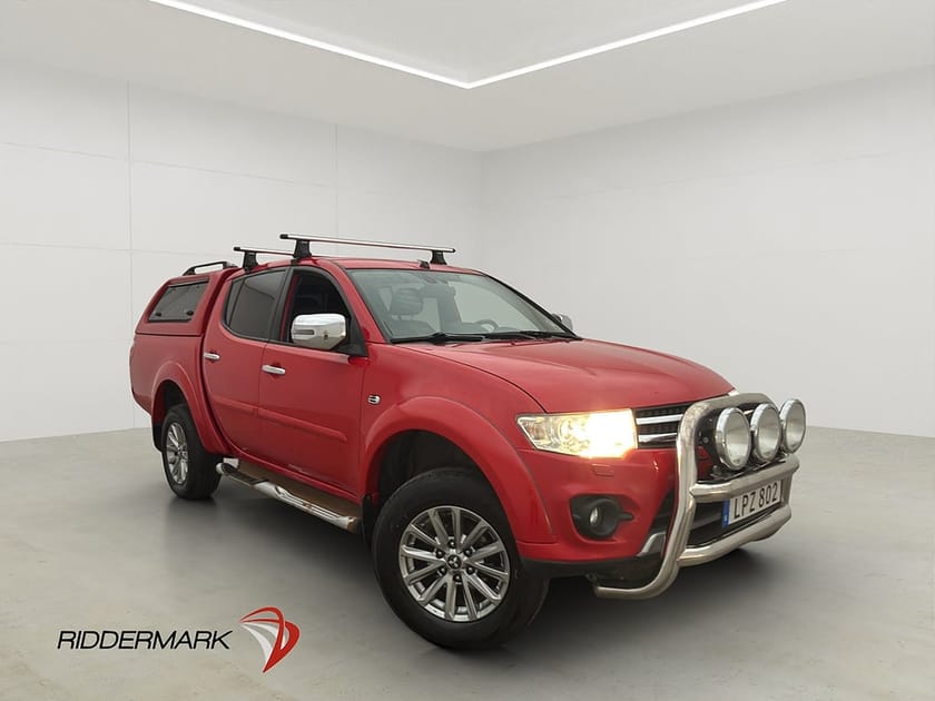Bild 3 av Mitsubishi L200 Dubbelhytt 2.5 4x4 178hk Drag Skinn Lastsläde Kåpa Moms