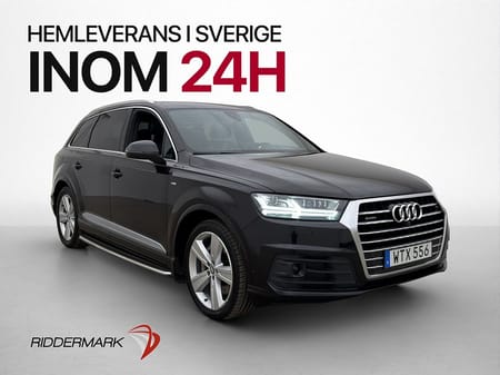 Audi Q7 TDI V6 Q S-Line 7-Sit Cockpit Luftfjädring BOSE Drag