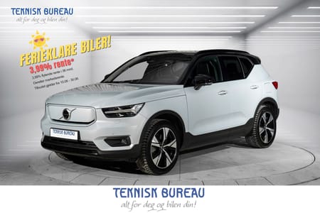 Volvo XC40 P8 AWD Recharge Recharge, Panorama, Skinn, VOC. H.Feste+++