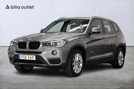 BMW X3 xDrive20d aut Model Sport 190hk Navi Drag HiFi B-kamera