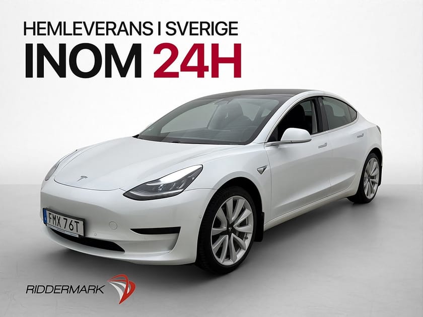 Bild 3 av Tesla Model 3 Standard Range Plus Svensksåld Panorama Kamera
