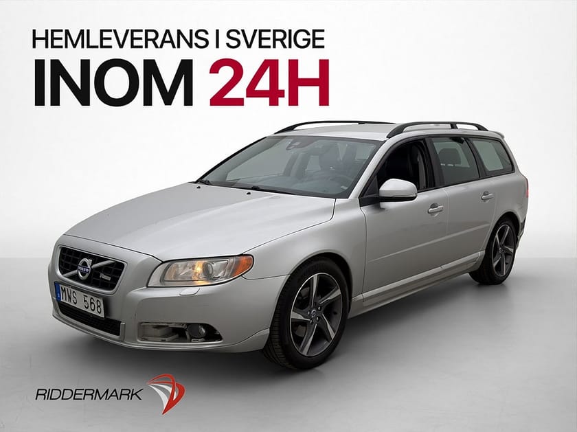 Bild 3 av Volvo V70 D4 163hk R Design Dragkrok Skinnklädsel Sensorer