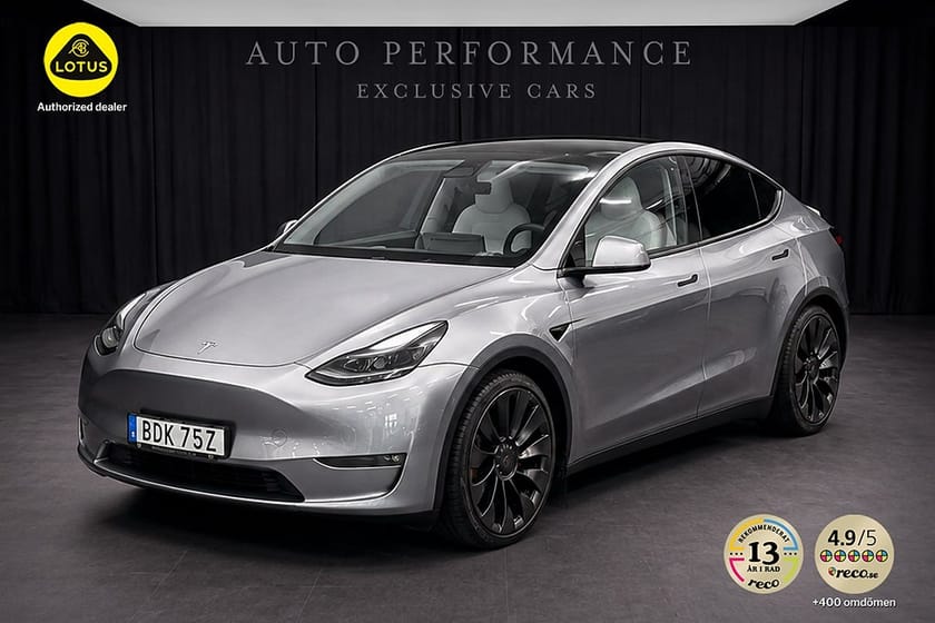 Bild 1 av Tesla Model Y Performance 534hk Dragkrok / Hemleverans /