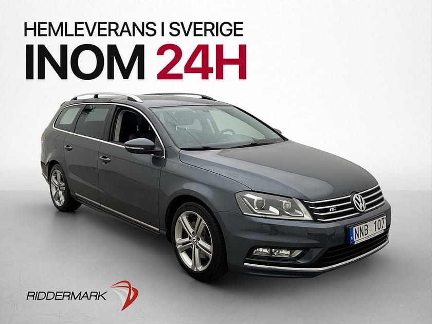 Bild 1 av Volkswagen Passat Variant 2.0 TDI 4M 177hk R-Line Kamera Skinn Drag