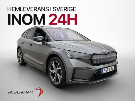 Škoda Enyaq iV 80x Skoda Sportline Crystal 360° P-Värm HuD Canton