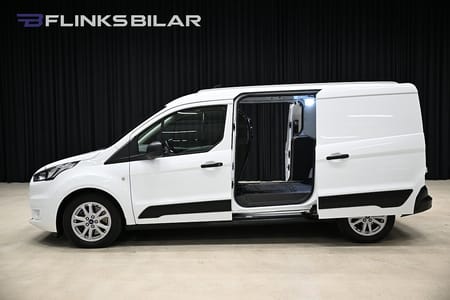 Ford Transit Connect 210 LWB 100HK L2|Automat|Dubbeldörr|Drag|Värmare|Moms