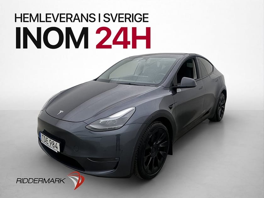 Bild 1 av Tesla Model Y Long Range AWD Svensksåld Panorama MOMS