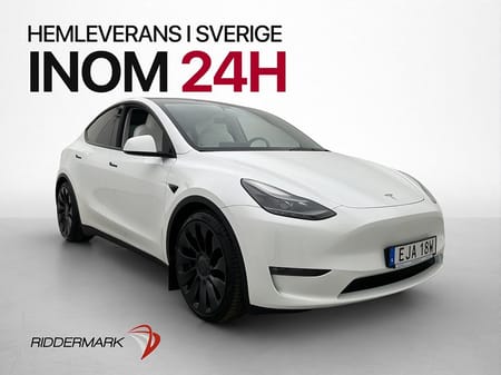 Tesla Model Y Performance Pano Värmepump Drag Kamera MOMS
