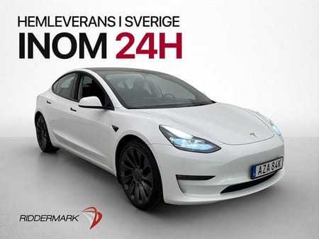 Tesla Model 3 Performance AWD MOMS SV-Såld Autopilot 1-bruk