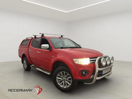 Mitsubishi L200 Dubbelhytt 2.5 4x4 178hk Drag Skinn Lastsläde Kåpa MOMS