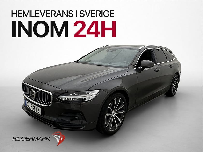 Bild 1 av Volvo V90 B4 Advanced VOC Värmare Kamera Halvskinn Elstol