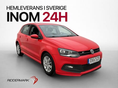 Volkswagen Polo 1.2 TSI 90hk R-Line Sensorer 0.51 l/mil
