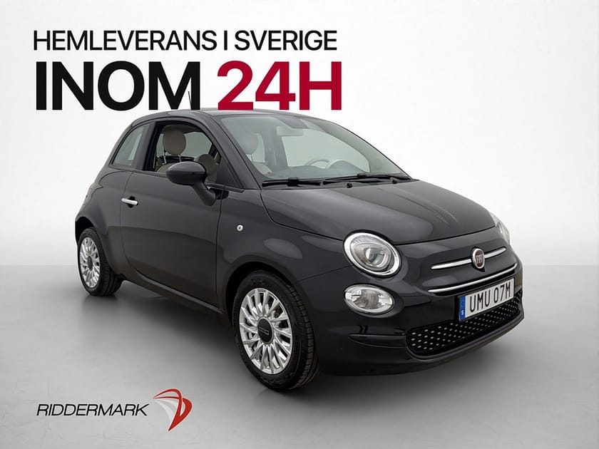 Bild 1 av Fiat 500 Hybrid Lounge Sensorer Farthållare Bluetooth