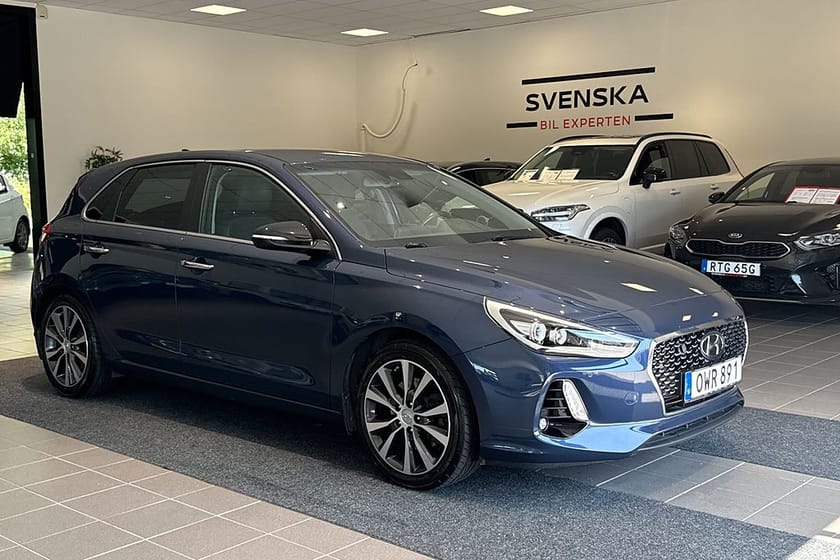 Bild 1 av Hyundai i30 1.4 T-GDi 140 hk Premium Aut/Backkamera/Drag/M-Värmare