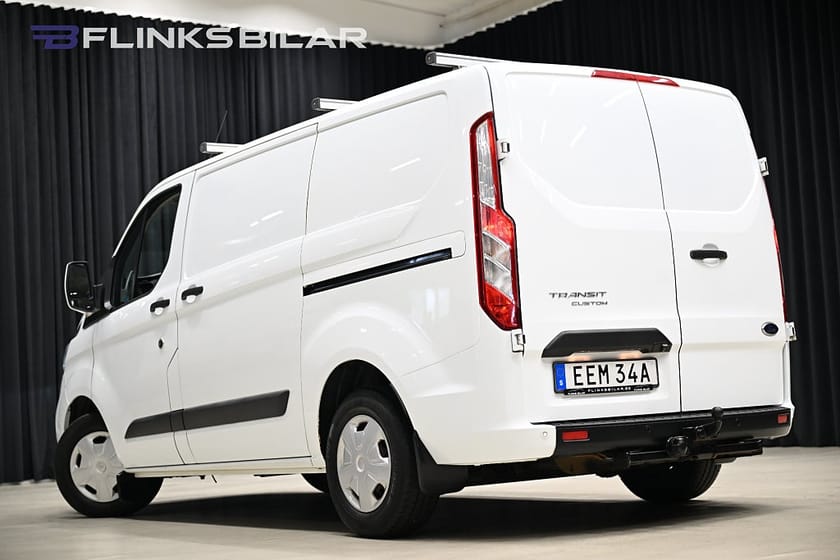Bild 4 av Ford Transit Custom 300 130HK Dubbeldörr|LED|Drag|Värmare|NyKamrem|Moms