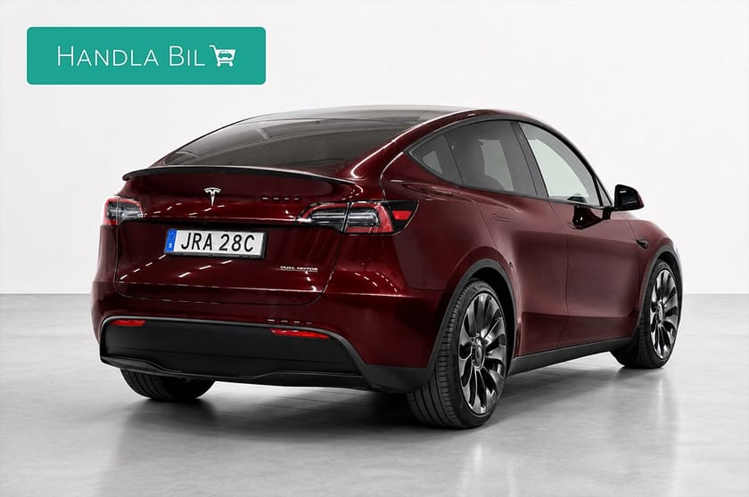 Bild 5 av Tesla Model Y Performance Cherry Red Autopilot Rattv AdaptivF