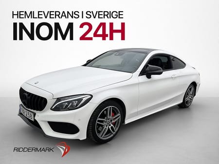 Mercedes-Benz C 220 d Coupé 220d 170hk AMG Pano Burm Kamera Navi