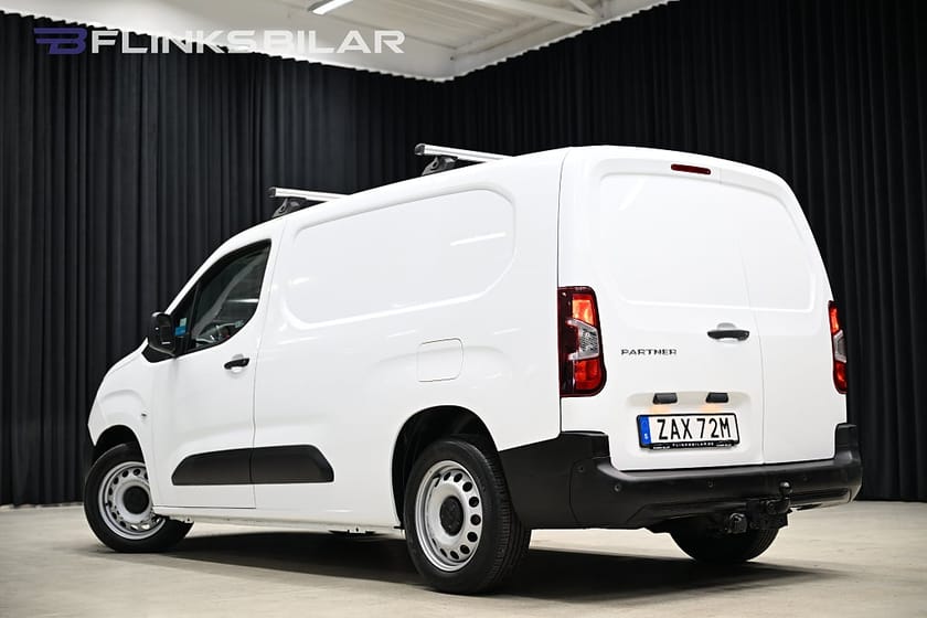 Bild 4 av Peugeot Partner Utökad Last 102HK L2 Servicebil|Dubbelgolv|V-Inredd|Lågmil|Leasbar