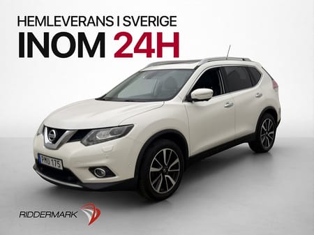 Nissan X-Trail 7 Seats 1.6 DIG-T 163hk 7-Sits Pano 360° Skinn Drag