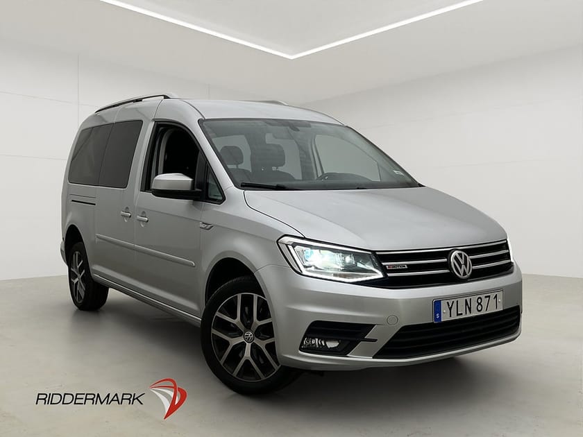 Bild 1 av Volkswagen Caddy Maxi Life 7-Seater 4M Värm Kamera Drag 7-Sits 1-Bruk