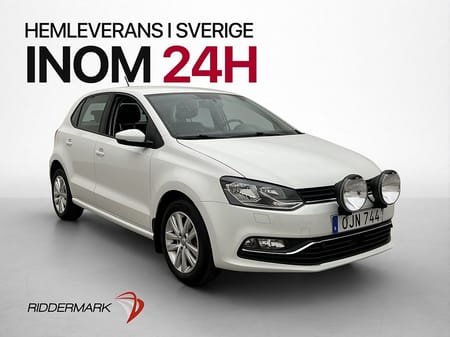 Volkswagen Polo 1.2 TSI 90hk Bluetooth Farthållare 0,47l/mil
