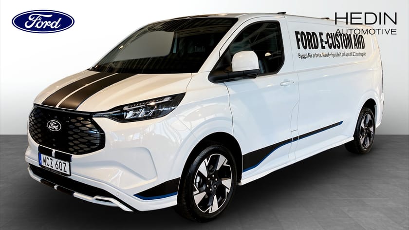 Bild 1 av Ford E-Transit Custom 340 AWD Sports van | 286hk | | 340L | 360 kamera |