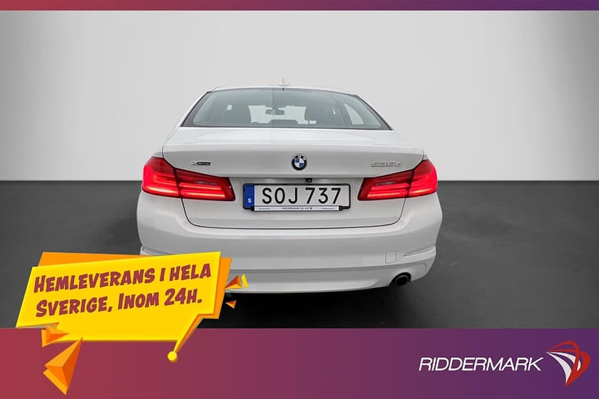Bild 5 av BMW 530d xDrive Sedan 530 265hk D-Värm Kamera Navi Drag CarPlay