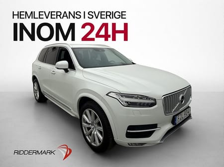 Volvo XC90 D5 225hk AWD Inscription 7-Sits Skinn Värmare VOC