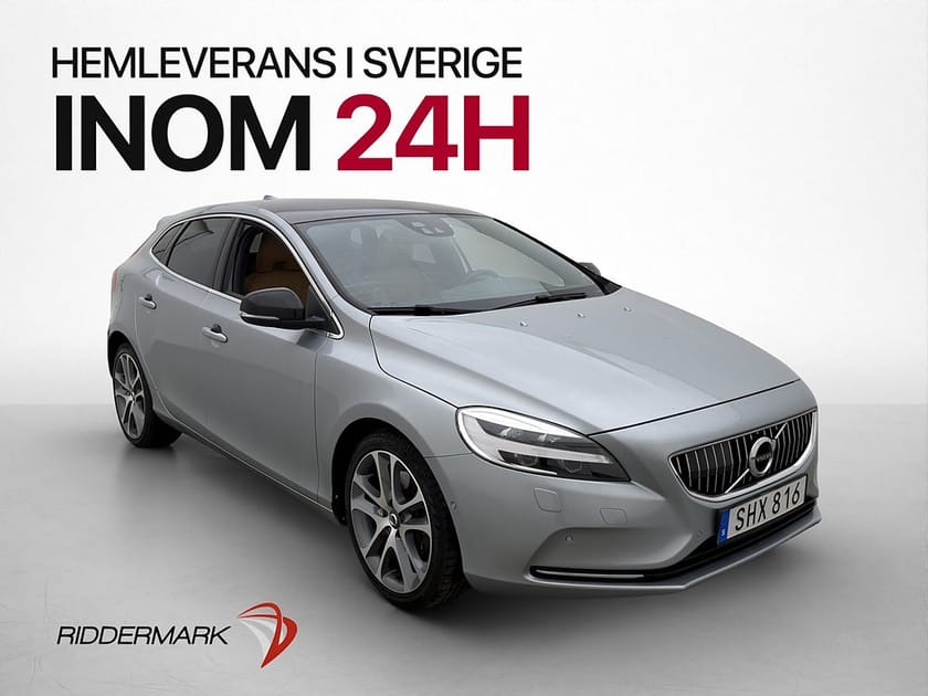 Bild 1 av Volvo V40 D4 Polestar Inscription Pano H/K Värm Kamera Skinn