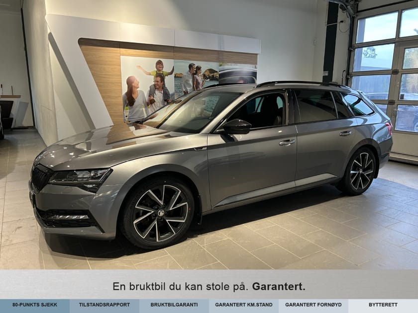 Bilde 2 av Škoda Superb Stasjonsvogn Sup3fl stv sportl d2004x4dsg
