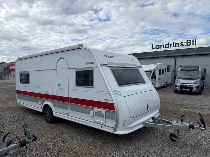Bild 1 av Kabe Trailer Classic 560 GLE KS E2 * AC & Boxmarkis *