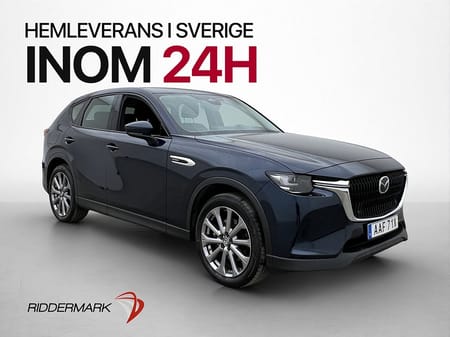 Mazda CX-60 PHEV AWD 327hk Drag HUD Kamera Navi Rattvärme