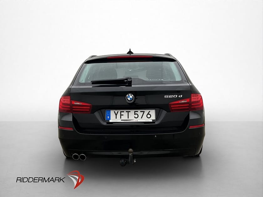 Bild 5 av BMW 520d Touring 520 190hk Skinn Drag Extraljus Bluetooth