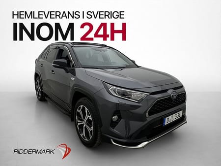 Toyota RAV4 Laddhybrid Plug-in Hybrid Premium Värmare Pano 360 HUD Drag