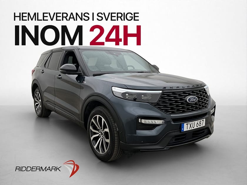 Bild 1 av Ford Explorer Plug-In Hybrid 457hk AWD ST 7-Sits Pano B&O MOMS 360° Drag