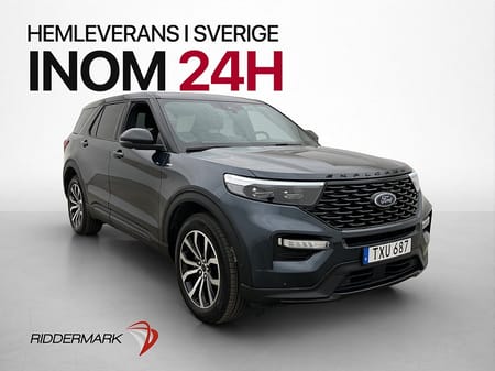 Ford Explorer Plug-In Hybrid 457hk AWD ST 7-Sits Pano B&O MOMS 360° Drag