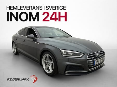 Audi A5 Sportback TDI Quattro 190hk S-Line Dragkrok Sensorer