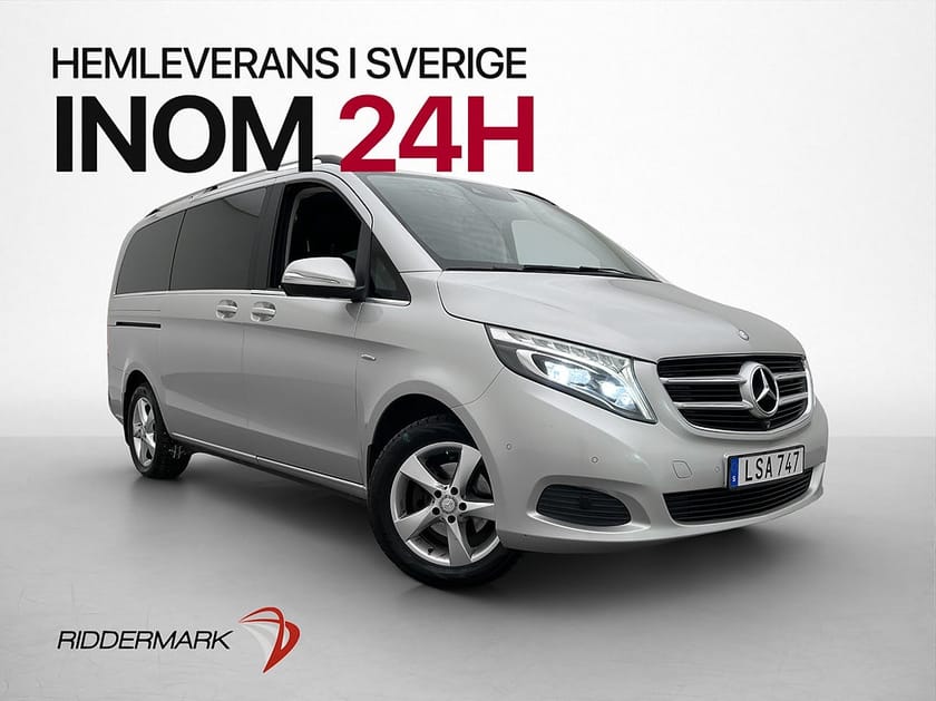 Bild 3 av Mercedes-Benz V 220d 3.1t 220 Avantgarde Värm Dragkrok Kamera Skinn