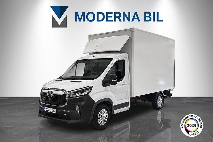 Bild 1 av Maxus e-Deliver 9 Chassi Cab Chassis 65 kWh 204hk BG- Lyft B-kam Moms Nybes