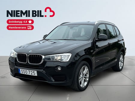 BMW X3 xDrive20d Steptronic Drag/SoV-däck/P-sens/Nybes